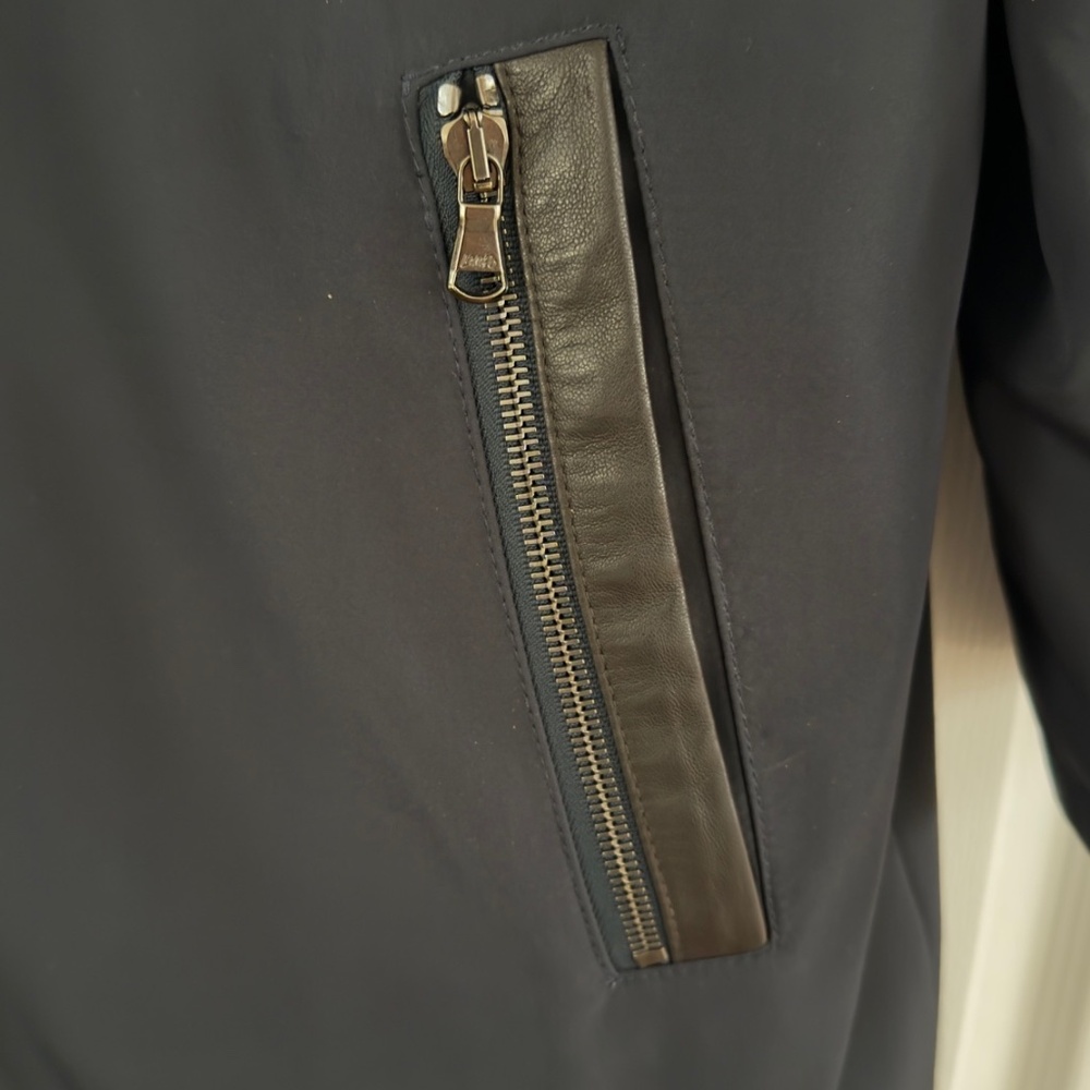 Paul Stuart Shearling Rain Jacket -Large - image 4